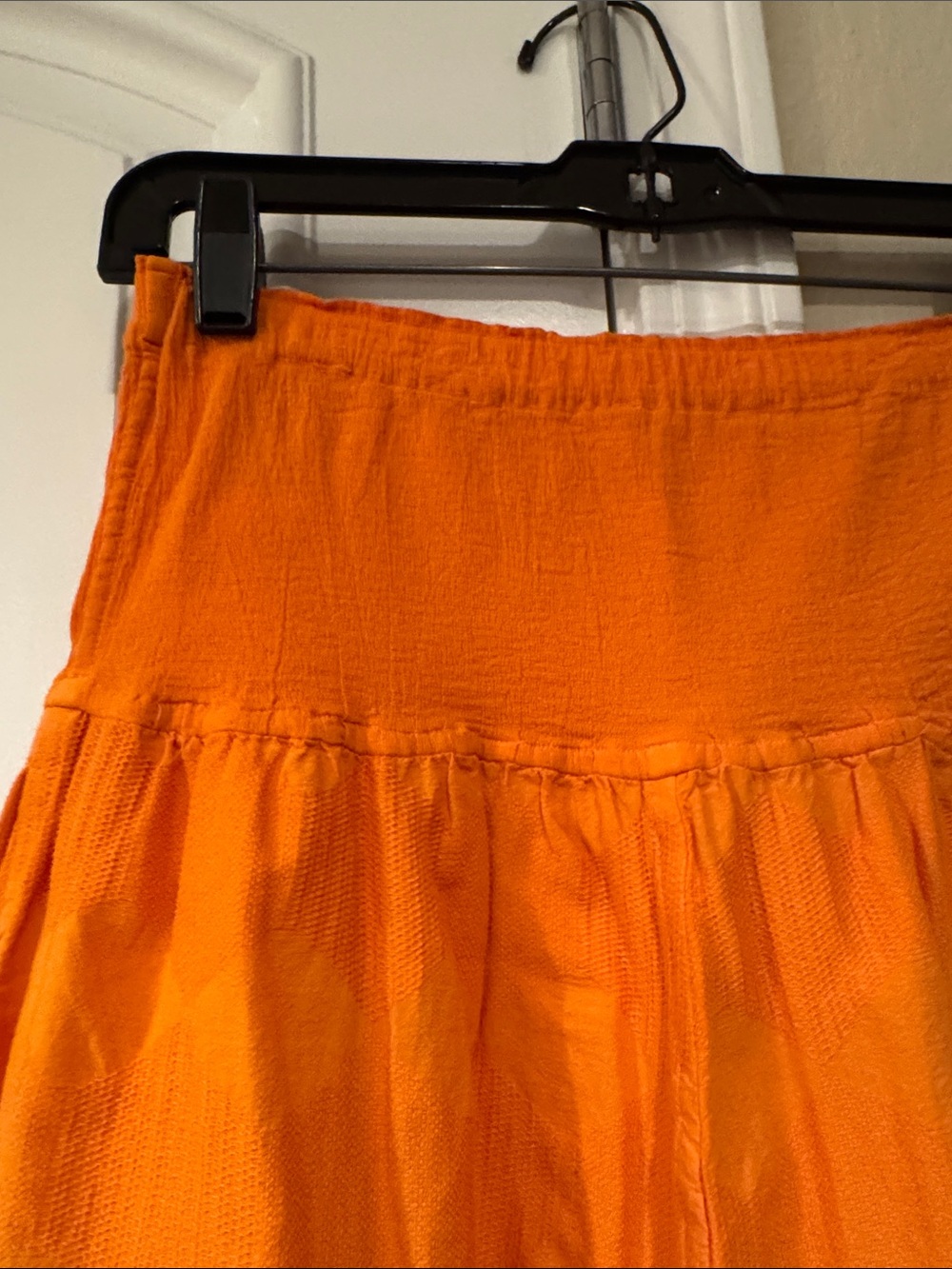 Women's Orange Wide-Leg Skirt - Picture 6 of 6